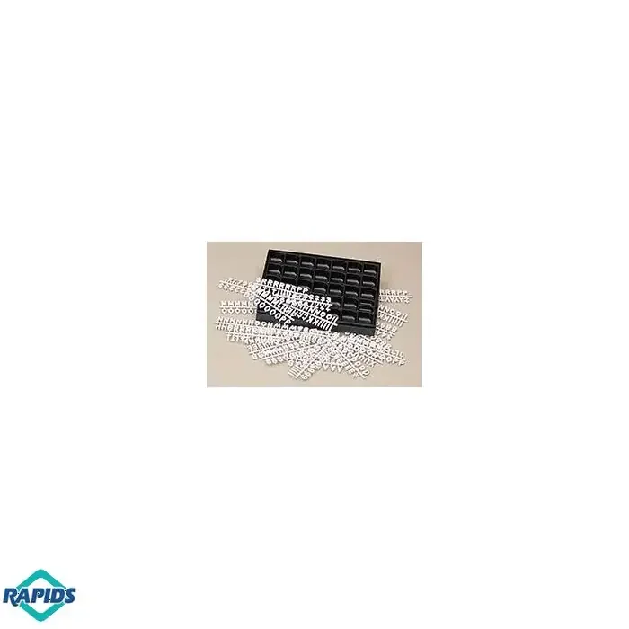 1″ Letter Set, 260 Characters, 1 Set