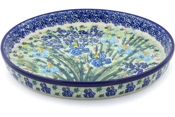 10″ Cookie Platter – Blue Iris Delight