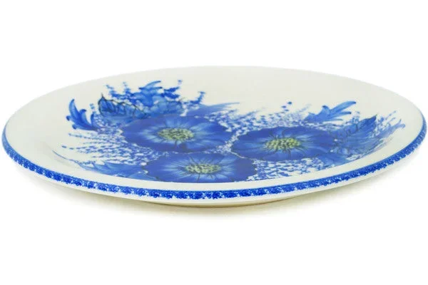 10″ Dinner Plate – Blue Poppy Dream