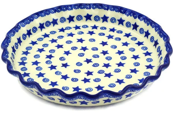 10″ Fluted Pie Dish – Stars And Fireworks