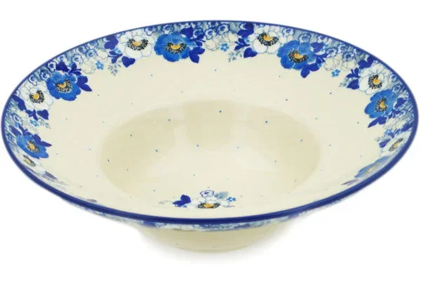 10″ Pasta Bowl – Blue Spring Blue