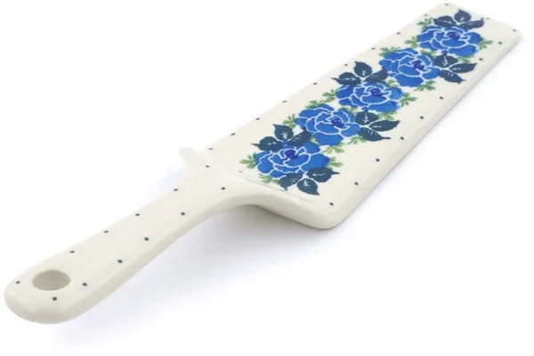 10″ Pie and Cake Server – Blue Rose