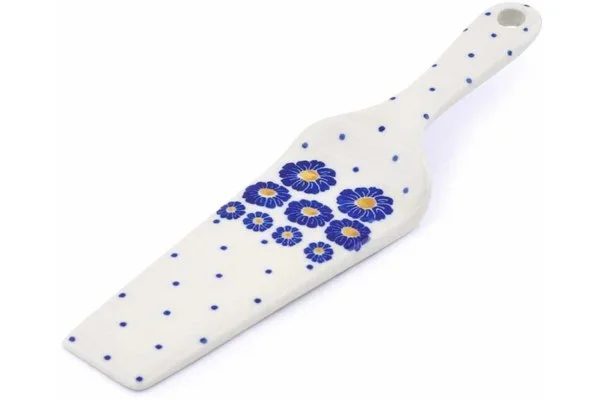 10″ Pie and Cake Server – Blue Zinnia