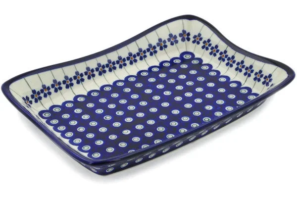 10″ Platter – Flowering Peacock