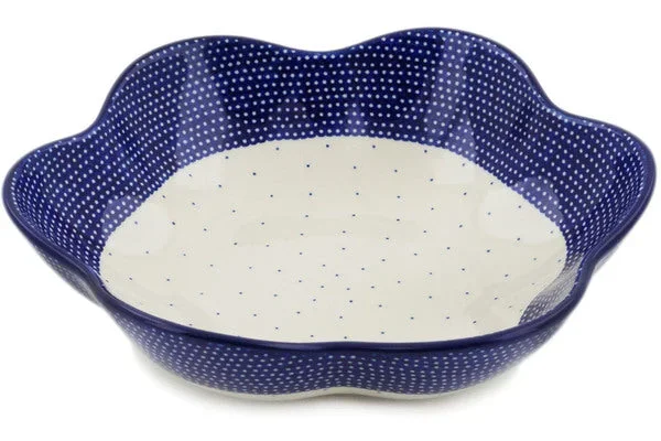 10″ Scalloped Bowl – Polka Dot Sprinkles