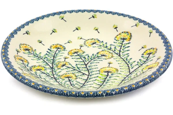 11″ Dinner Plate – Yellow Dandelions