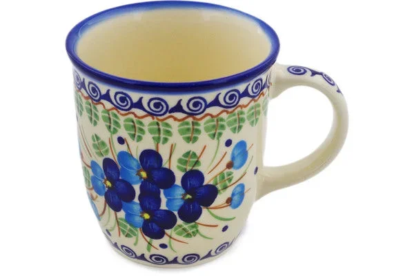 11 oz Mug – Blue Pansy