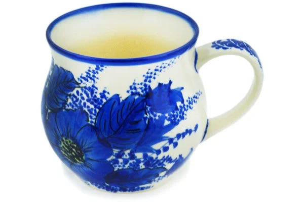 12 oz Bubble Mug – Blue Poppy Dream