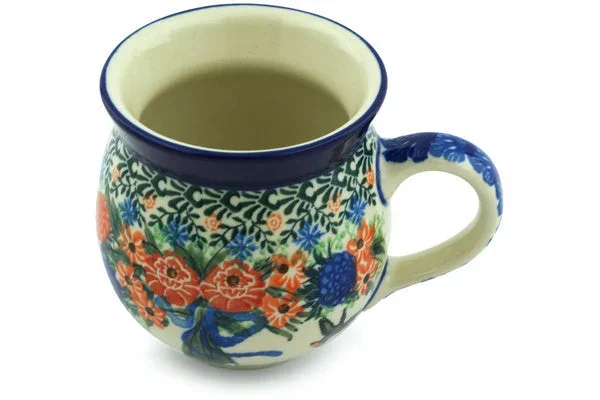 12oz Bubble Mug – Hummingbird Bouquet