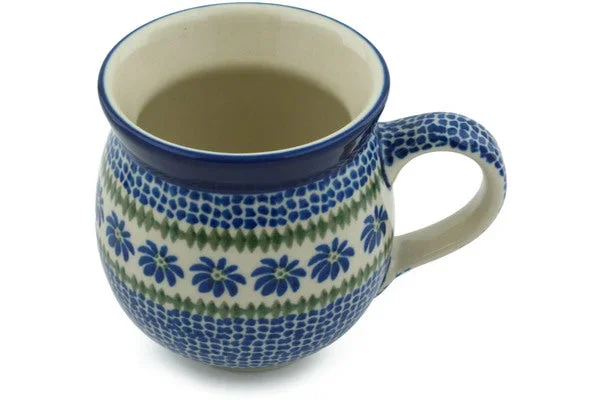 12oz Bubble Mug – Polka Dot Daisy