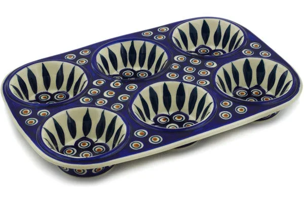 13″ Muffin Pan – Peacock
