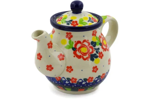 13 oz Tea or Coffee Pot – Floral Puzzles
