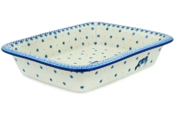 14″ Rectangular Baker – Cow That Jumped Over The Moon
