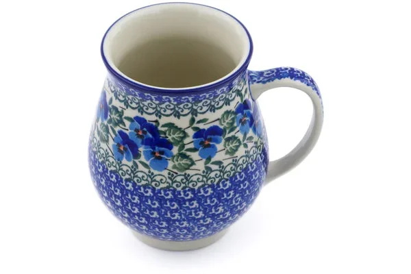 17 oz Mug – Blue Pansy