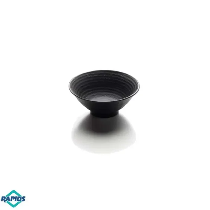 20 Oz. Round Bowl Melamine Black, CS6