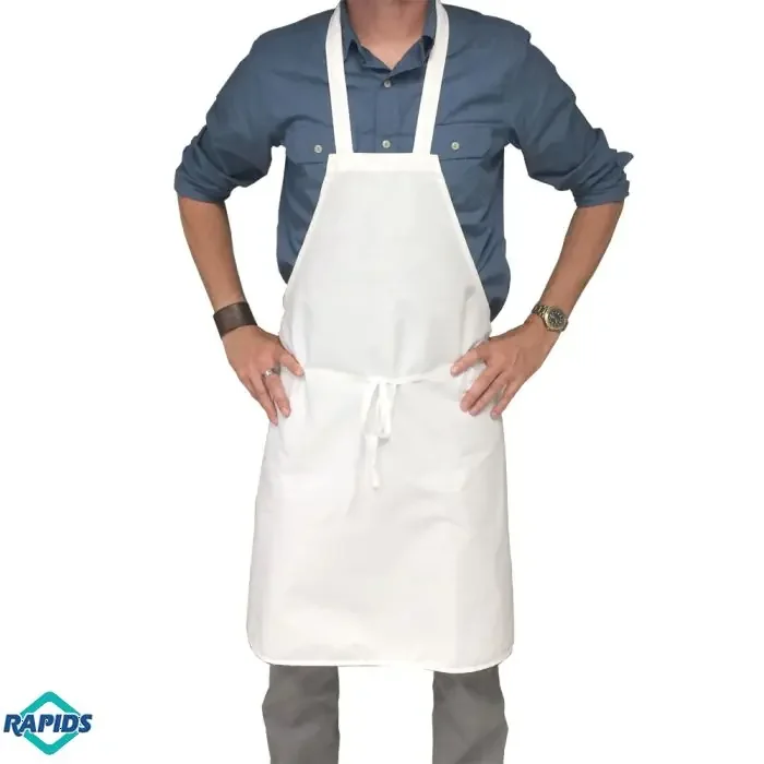 24″ x 32″ White Commercial Bib Apron
