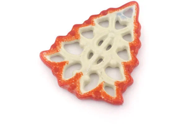 3″ Christmas Tree Pendant – Red