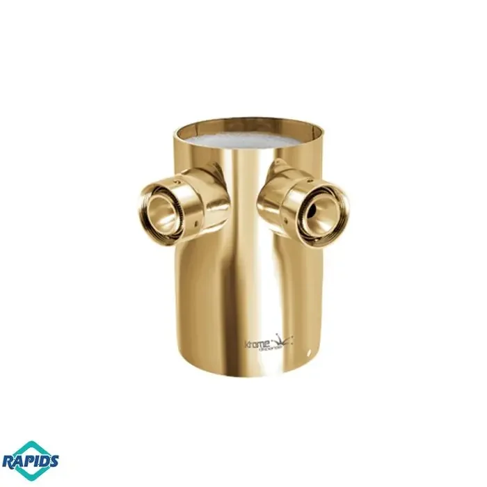 3″ Dual Draft Beer Tower Extension, Gold