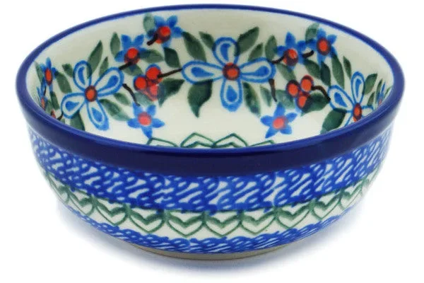 4″ Dessert Bowl – Azure Blooms