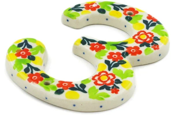 4-inch Hanging Number THREE (3) – Floral Puzzles