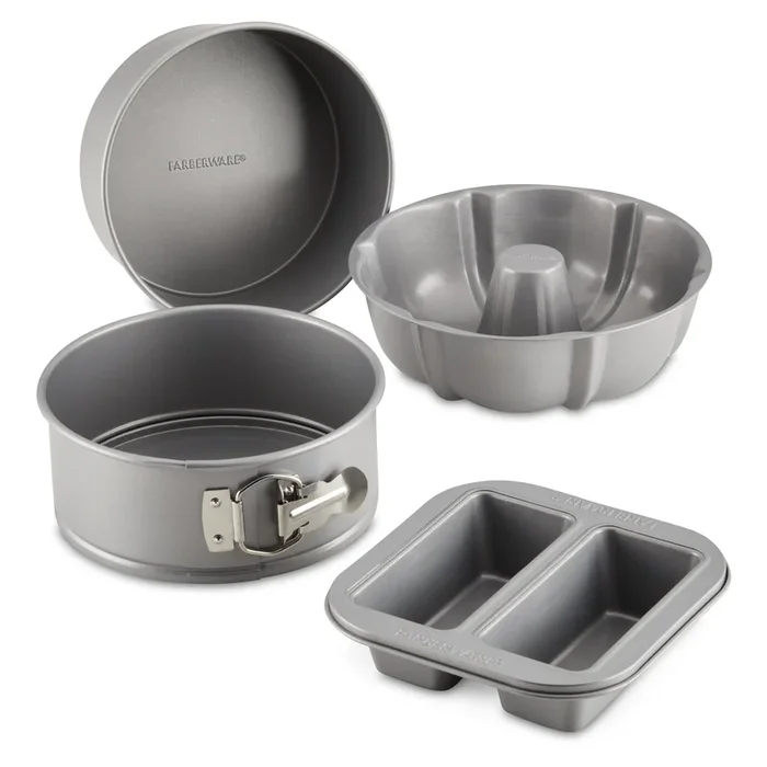 4-Piece Nonstick Specialty Bakeware Set