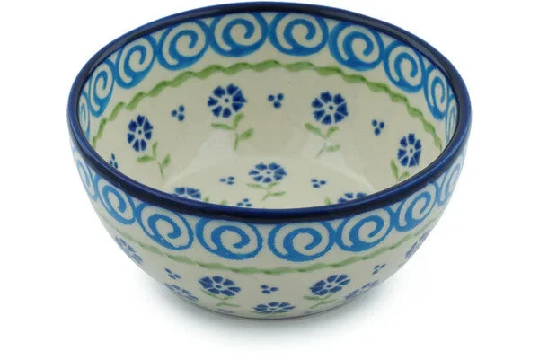 5″ Dessert Bowl – Blue Bursts