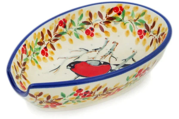 5″ Spoon Rest – Bullfinch On Rowan