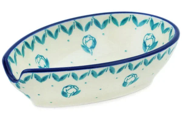 5″ Spoon Rest – Spearmint Rose