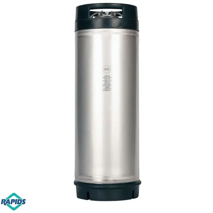 5 Gallon Stainless Ball Lock Keg with Dual Rubber Handle – AMCYL