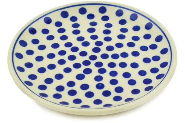 6″ Bread Plate – Polka Dot Delight