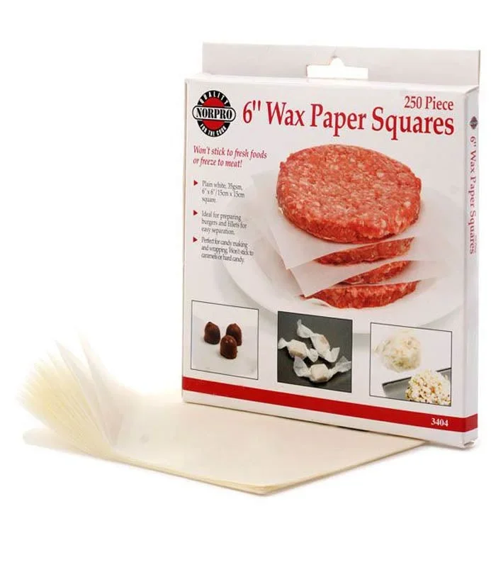 6″ Waxed Paper Squares