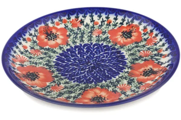 7½-inch Salad Plate – Lone Poppy