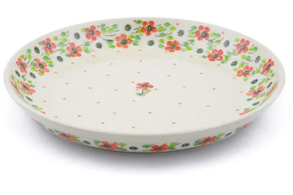 9″ Luncheon Plate – Poppy Flower
