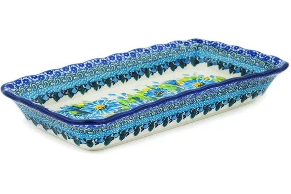 9″ Platter – Bouquet Azul