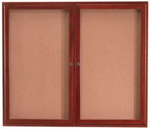 Aarco CBC4860R Red Oak Bulletin Board