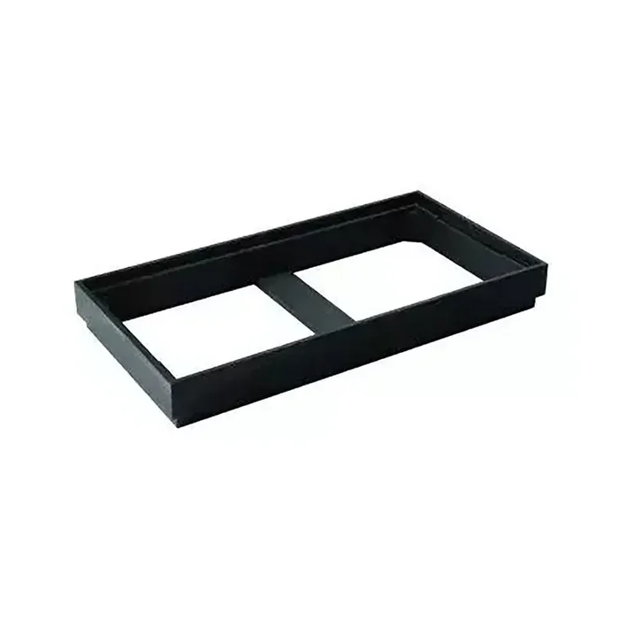 Abert FP022 Ash Wood 15-3/4 x 7-7/8 x 2″ Black Frame