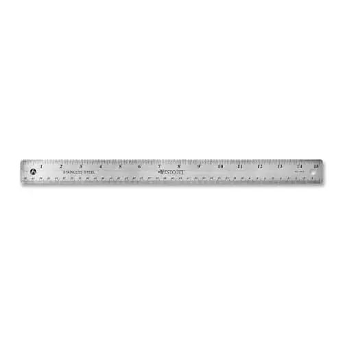 Acme ACM10416 Westcott 15″ Stainless Steel Ruler