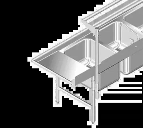 Advance Tabco K-498 Tubular Overshelf
