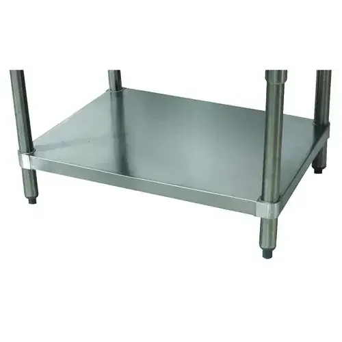 Advance Tabco SU-23B Upgrade galvanized legs & undershelf to stainless