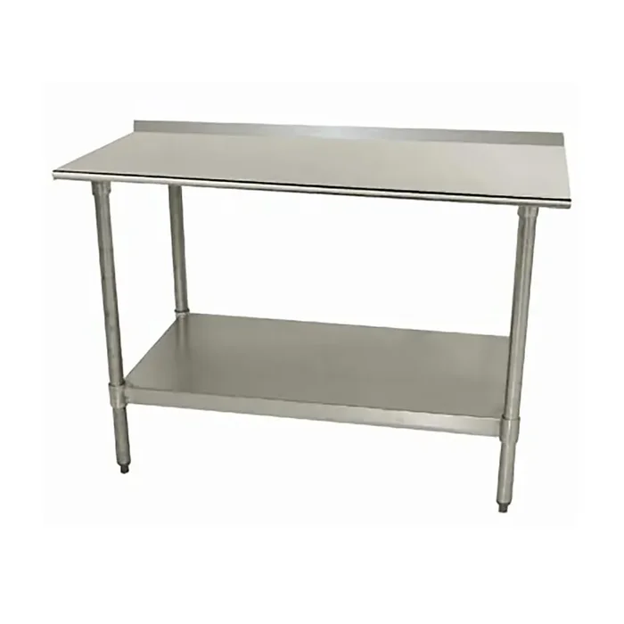 Advance Tabco TTF-300-X S/S 30 x 30″ Work Table with Backsplash