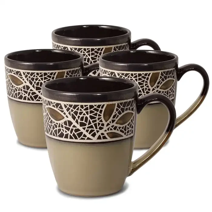 Alexandria Mug, Set of 4