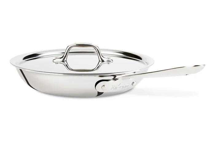 All-Clad d3 Stainless Steel 10 inch Fry Pan with Lid