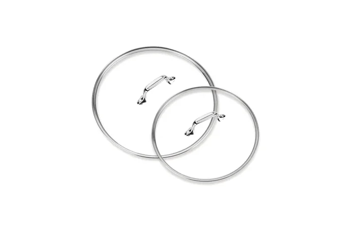 All-Clad HA1 Hard Anodized 10 & 12 inch Glass Lid Set