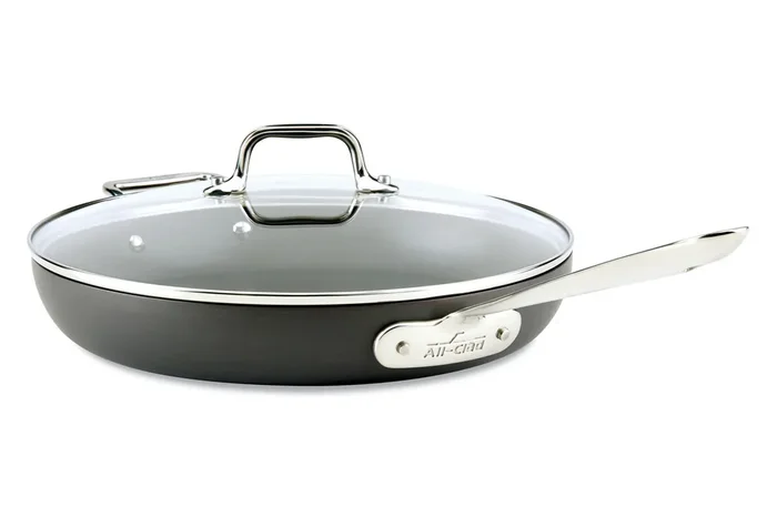 All-Clad HA1 Hard Anodized Nonstick 12 inch Fry Pan with Lid