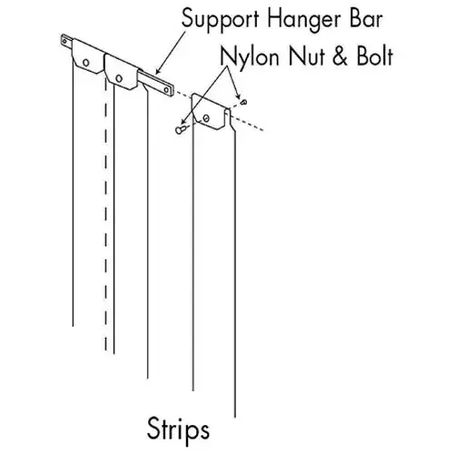 AllPoints 1241220 Strip Curtains