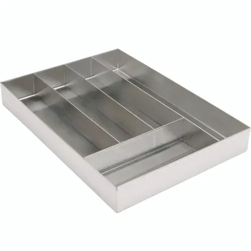AllPoints ALL2801611 (or Equivalent) Organizer, Flatware, 5 Comp, S/S (280-1611)