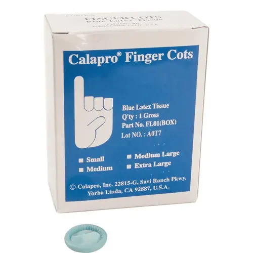 AllPoints ALL2801643 (or Equivalent) Fingercots, Blue, Med, 144 Count (280-1643)