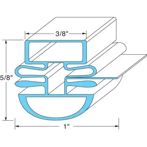 AllPoints Foodservice Parts & Supplies 741239 Refrigerator Door Gasket