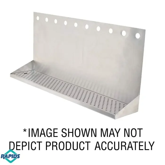 American Beverage 2 Faucet Wall Mount 12″ x 6″ Stainless Drip Tray