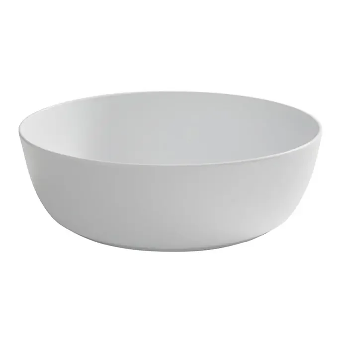 American Metalcraft AB169WH Ani White Round 169 ounce Serving Bowl